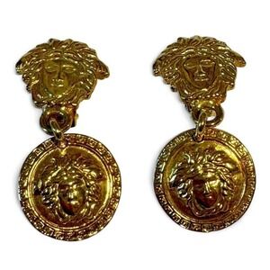 Vintage Gianni Versace Medusa Earrings